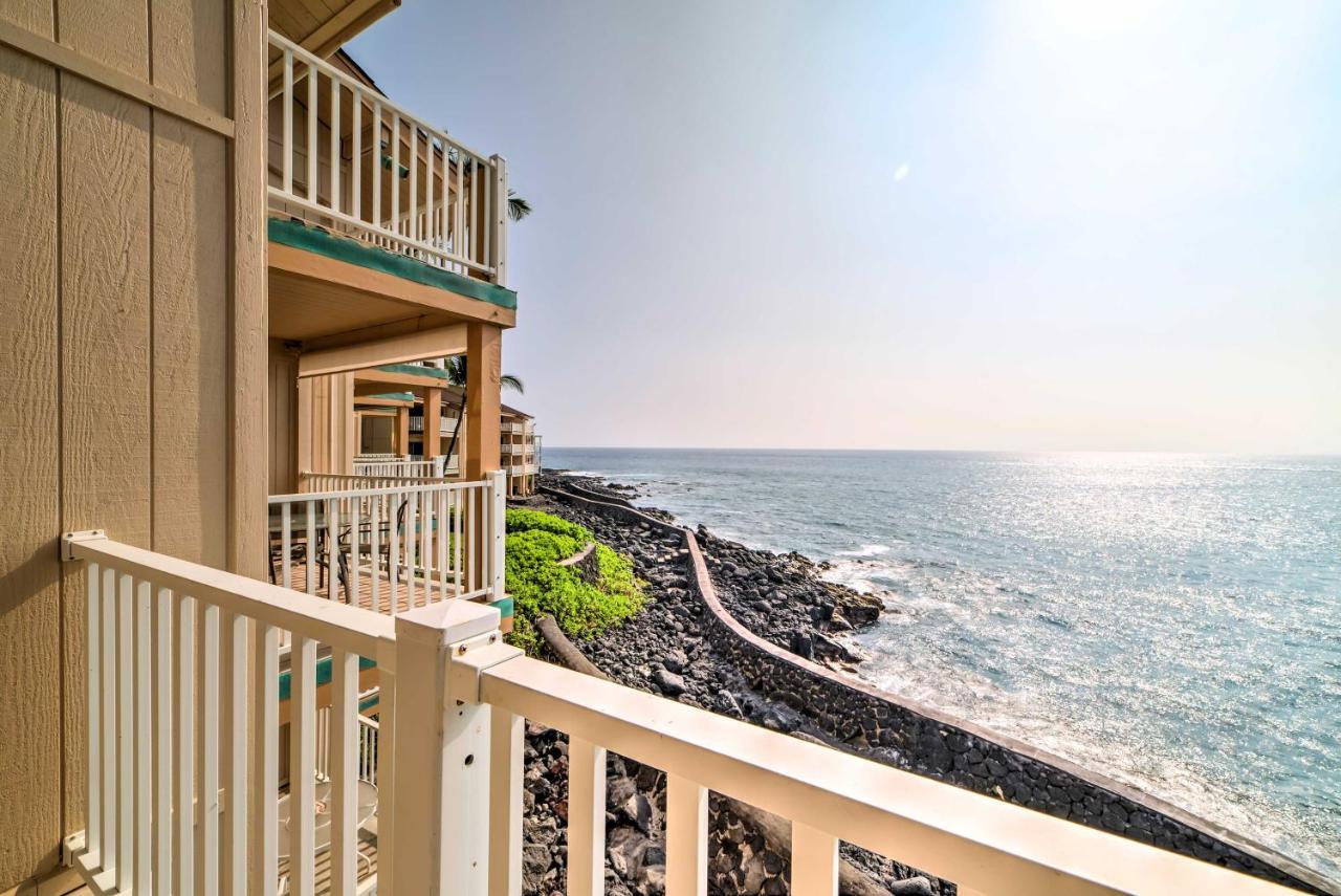 Oceanfront Kailua-Kona Townhome With Pool And Views! ภายนอก รูปภาพ
