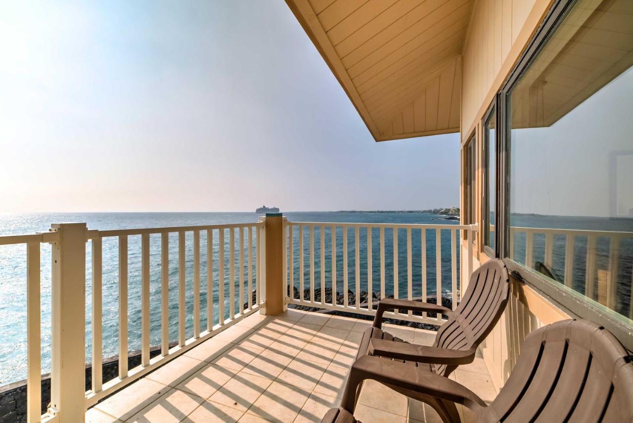 Oceanfront Kailua-Kona Townhome With Pool And Views! ภายนอก รูปภาพ