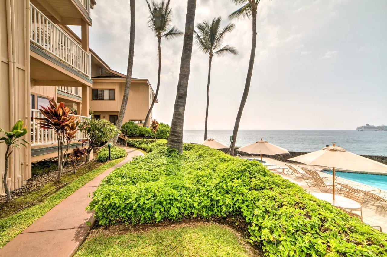 Oceanfront Kailua-Kona Townhome With Pool And Views! ภายนอก รูปภาพ