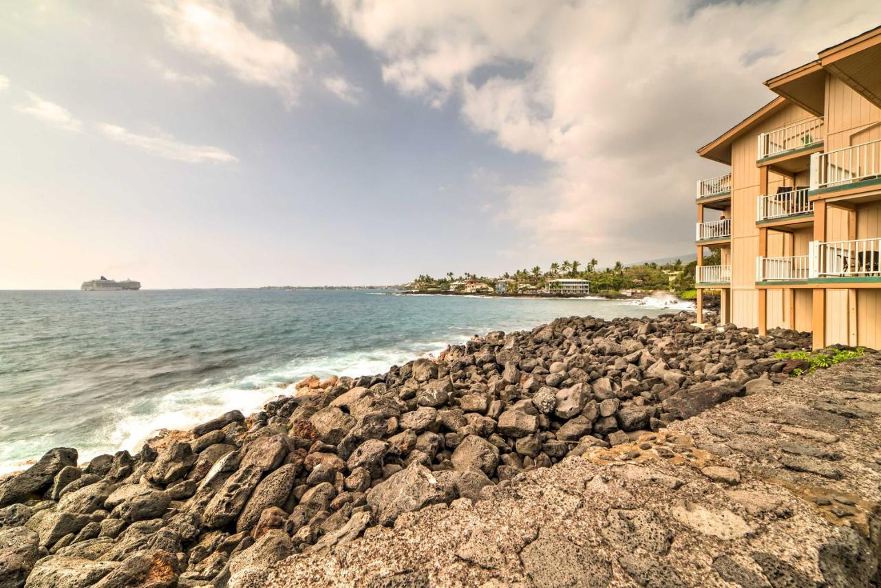 Oceanfront Kailua-Kona Townhome With Pool And Views! ภายนอก รูปภาพ
