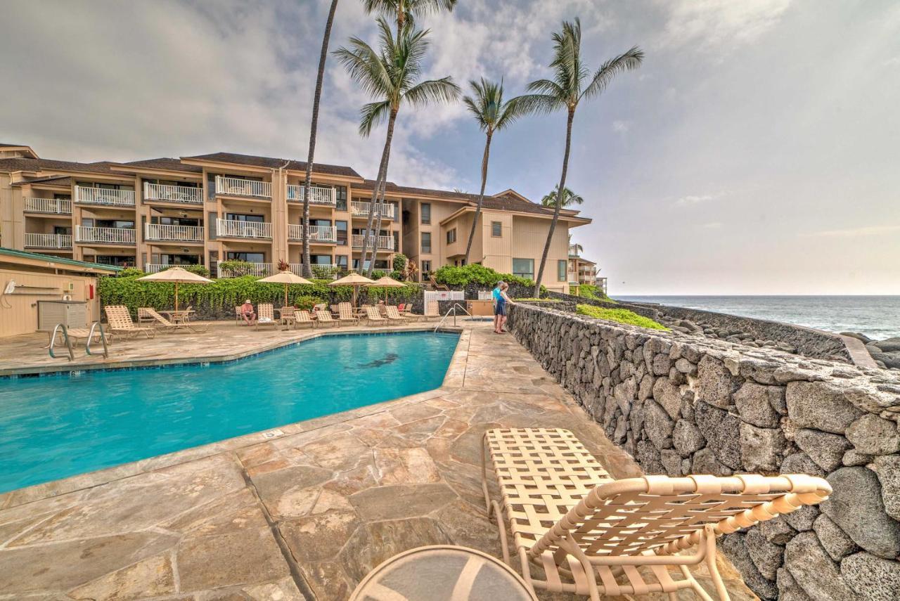 Oceanfront Kailua-Kona Townhome With Pool And Views! ภายนอก รูปภาพ